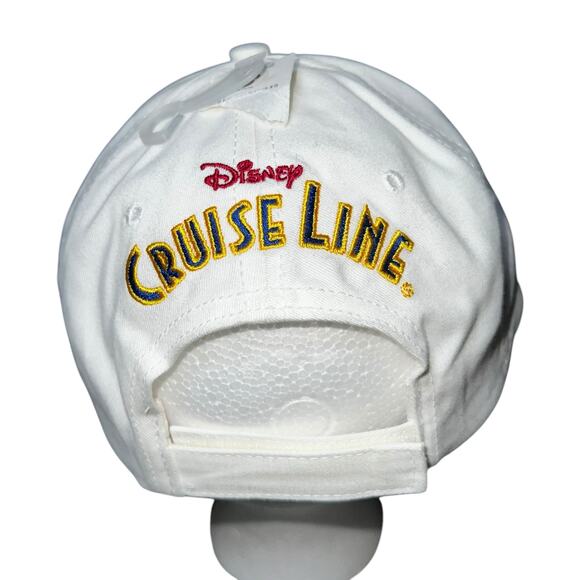 Disney Cruise Line Captain Mickey Mouse and Friends celebration white cap OS - Picture 4 of 8